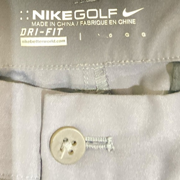 Men’s Nike Golf gray stretchy dri fit 5 pocket design pants size 36 x 30 - Picture 7 of 8